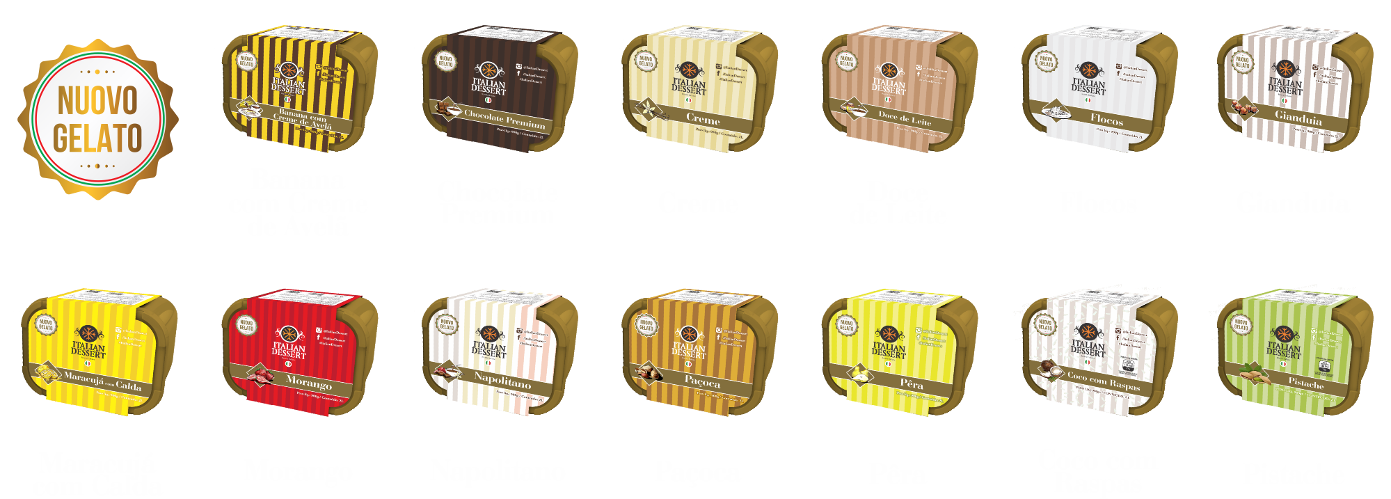 Italian Dessert – Sorvetes e Sobremesas Finas